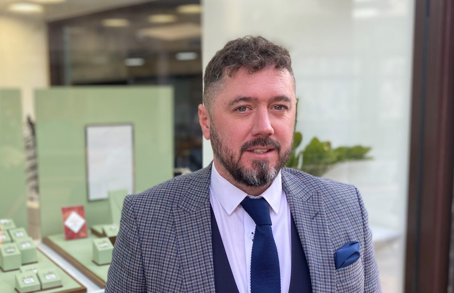 Adam Hillier at Hiller Jewellers in Middlesbrough