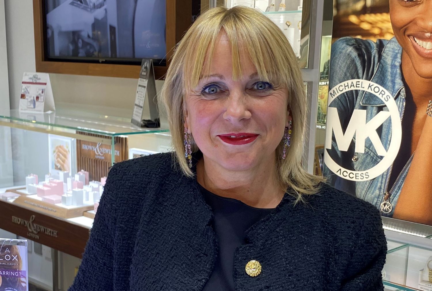 Dawn Welsh at Market Cross Jewellers in Middlesbrough
