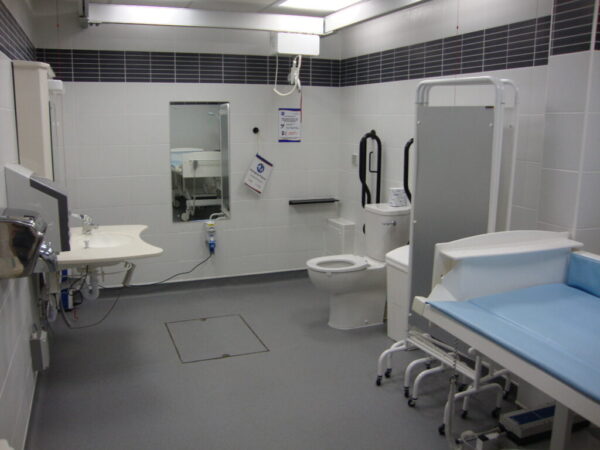 changing places toilet facilities at Rainbow Leisure Centre