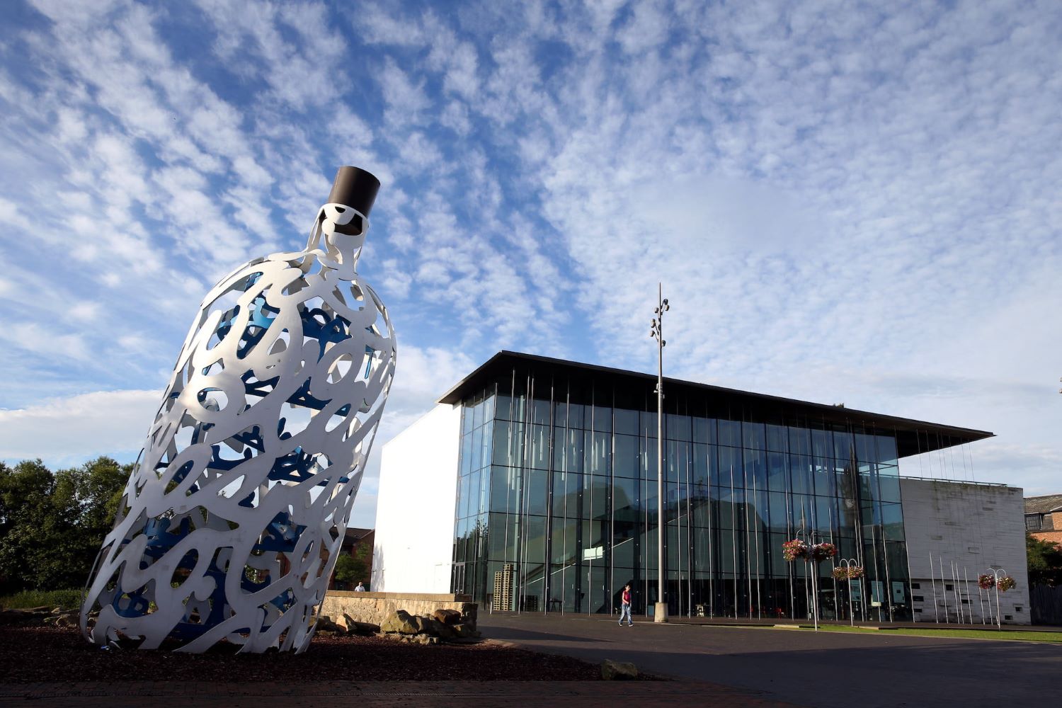 The Bottle of Notes out the front of MIMA