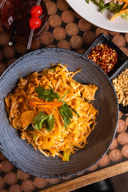 Vegetarian noodle dish Vegetarian noodle dish
