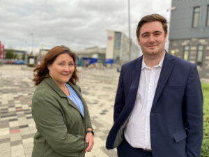 Mayor Chris Cooke and Deputy Mayor Philippa Storey