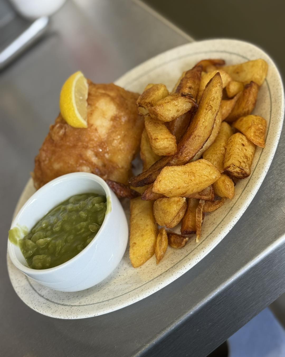 Albert park heart cafe fish and chips, photo courtesy of their Facebook page
