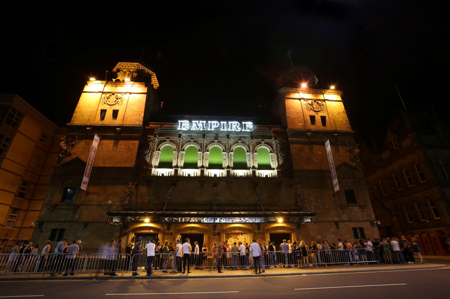 Empire venue at night Empire venue at night